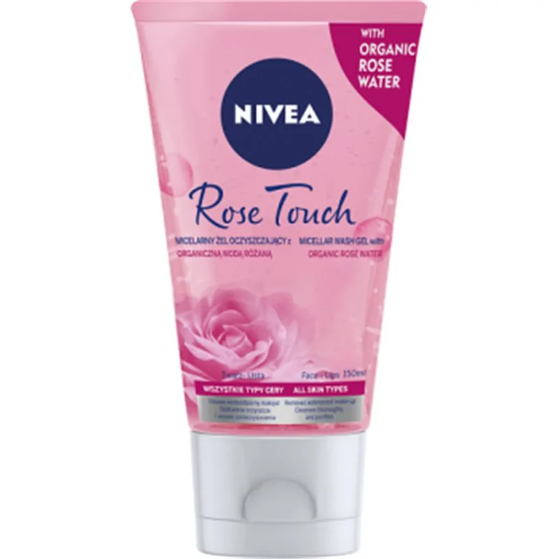 Nivea MicellAir Skin Breathe Micelarny żel oczyszczający z wodą różaną 150 ml