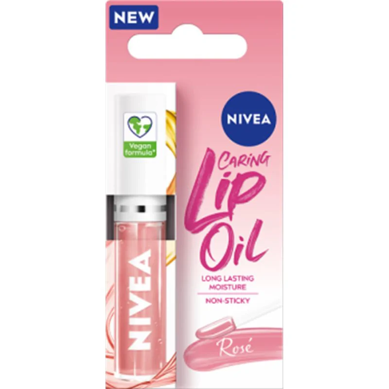 Nivea Caring Lip Oil Rose Pielęgnujący olejek do ust 5,5 ml