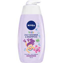 NIVEA Kids Żel do mycia ciała 2w1 o zapachu owocowych żelków 500 ml