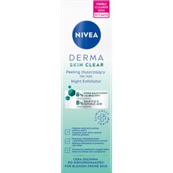 Nivea Derma Skin Clear Peeling złuszczający na noc 40 ml