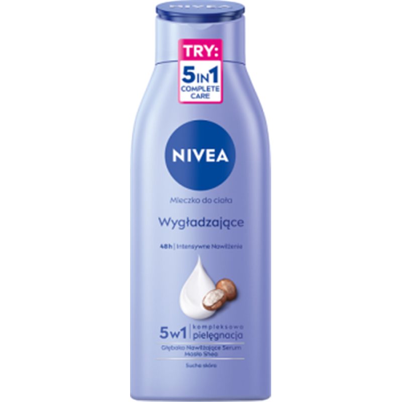 NIVEA Wygładzające mleczko do ciała skóra sucha 400 ml