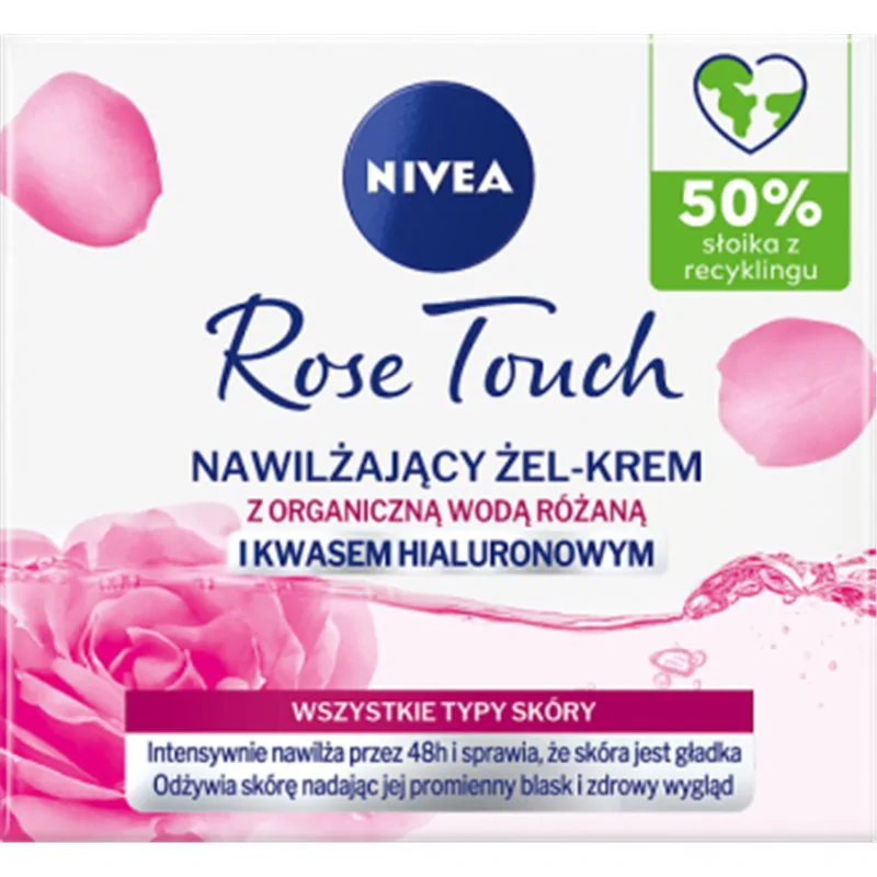 Nivea krem żel nawilżający Rose Touch różany 50ml