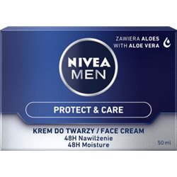 NIVEA MEN Protect & Care 48 h Nawilżający krem do twarzy 50 ml