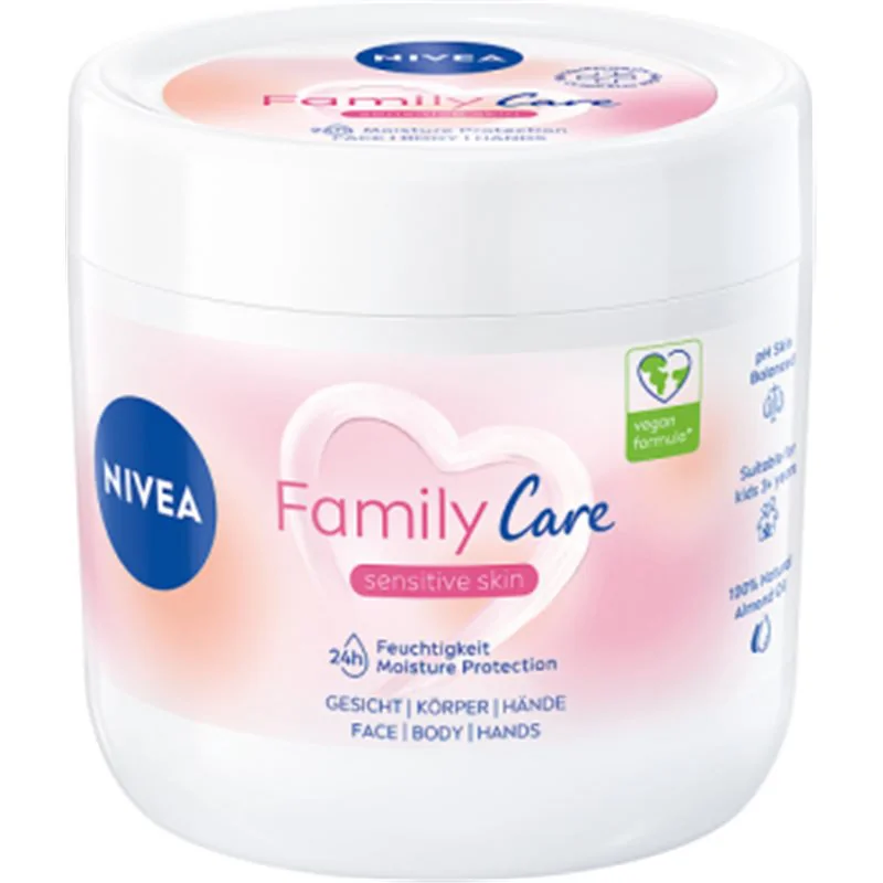 Nivea Family Care lekki krem nawilżający do ciała, twarzy i dłoni 450 ml