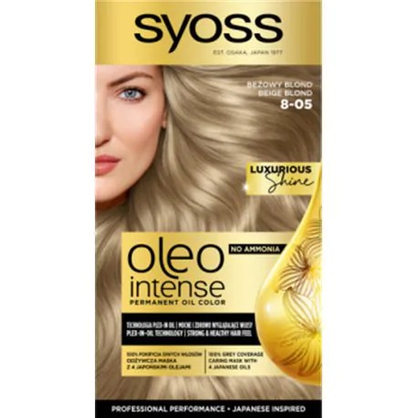 Syoss Oleo Intense Farba do włosów Beżowy Blond 8-05