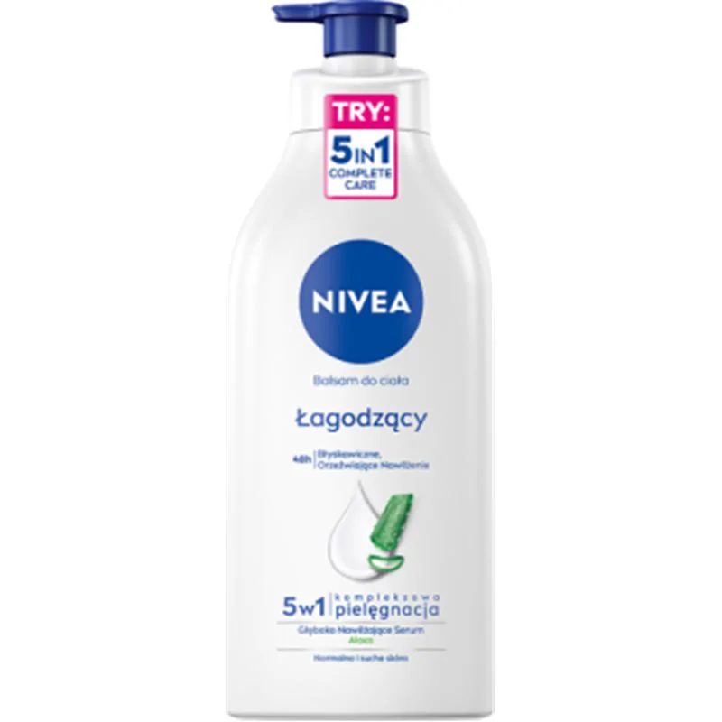 Nivea Łagodzący Balsam do ciała Nawilżająca Moc Serum z Aloesem 625 ml