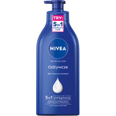 Nivea Odżywcze mleczko do ciała z pompką 625 ml