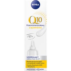 Nivea Q10 Ujędrnienie Ujędrniający Przeciwzmarszczkowy krem pod oczy 15 ml