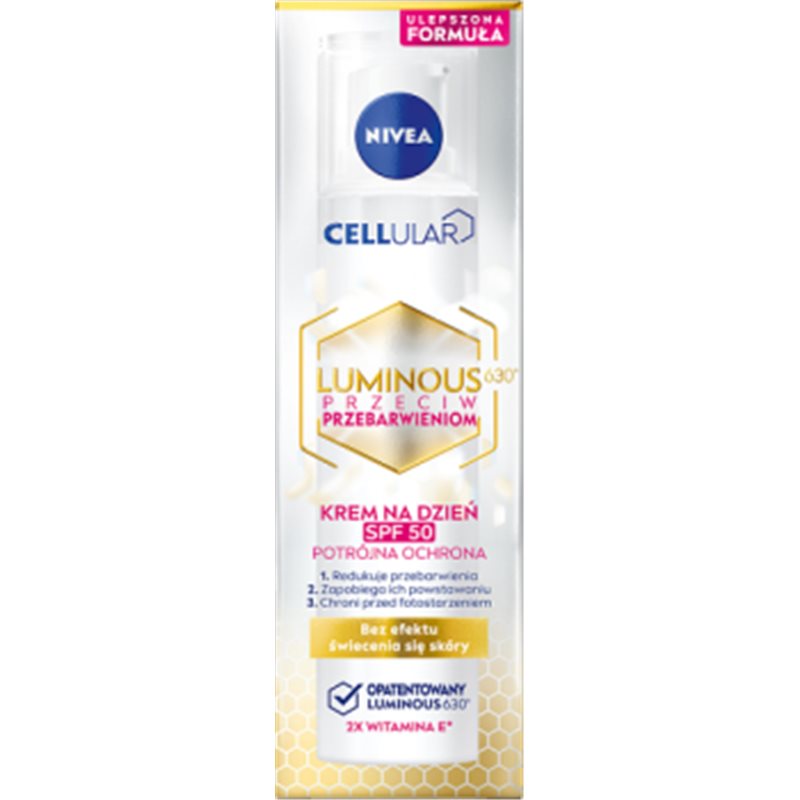 Nivea Cellular Luminous krem przeciw przebarwienią SPF50 40ML