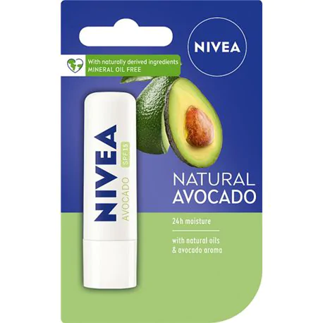 NIVEA Natural Avocado Pielęgnująca pomadka do ust 5 g