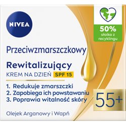 Nivea krem przeciwzmarszczkowy rewitalizujący 55+ na dzień 50ml
