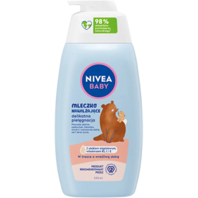 Nivea Baby mleczko nawilżające delikatna pielęgnacja 500ml