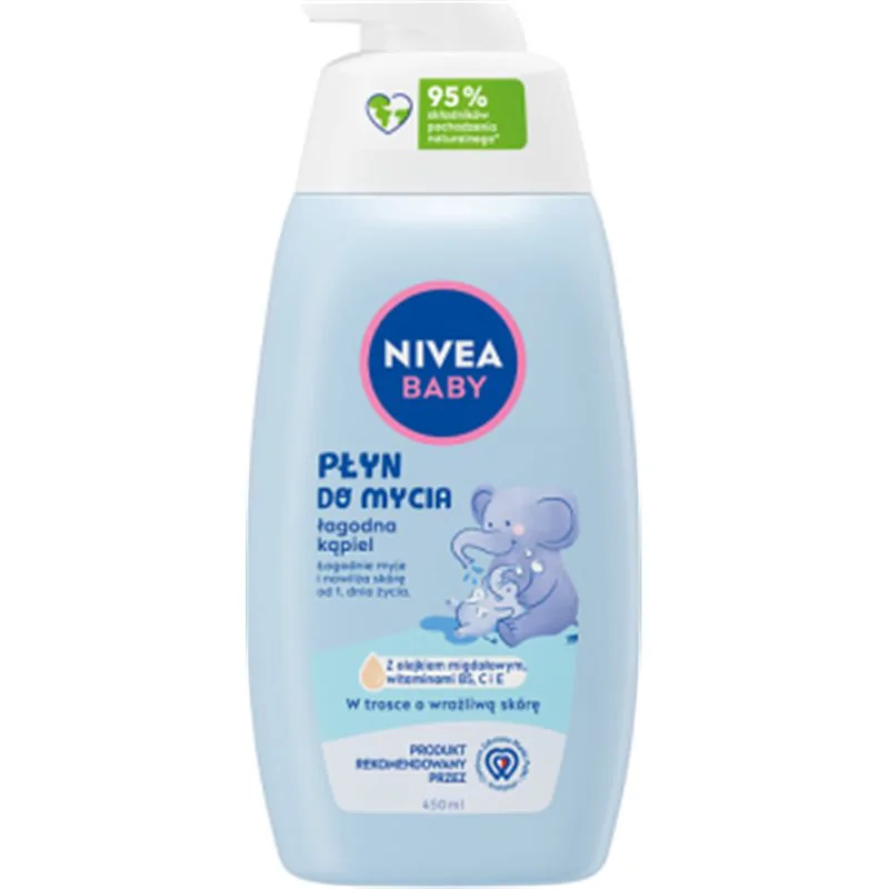 Nivea Baby płyn do mycia łagodna kąpiel 450ml