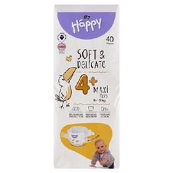 Bella Happy pieluszki 4+ Maxi 9-15kg 40szt