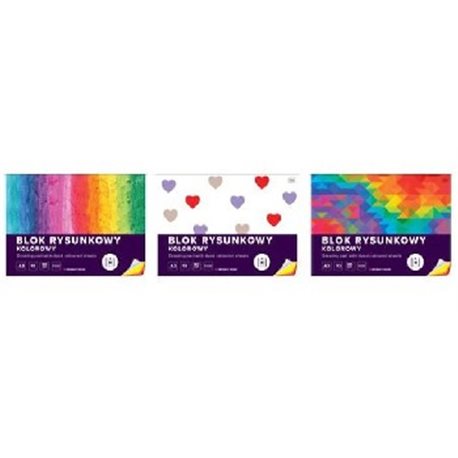 Blok rysunkowy kolorowy A3 10 kartek
