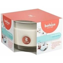 Bolsius świeca zapachowa w szkle True Scents Fresh Cotton 63/90
