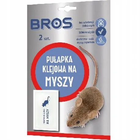 Bros pułapka klejowa na myszy 2szt