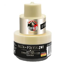Bufalo pasta do butów + połysk 2w1 czarna 40ml