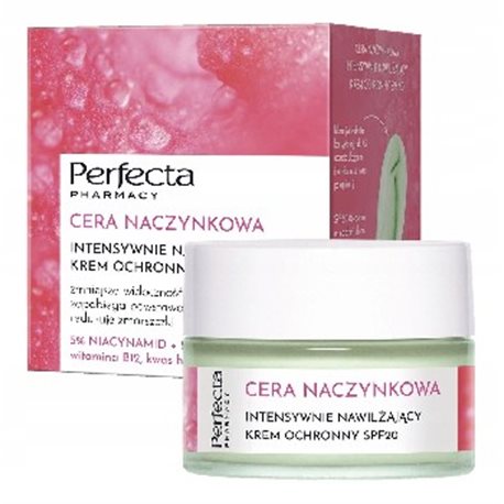 Perfecta cera naczyńkowa krem ochronny intensywnie nawilżający SPF 20 50ml