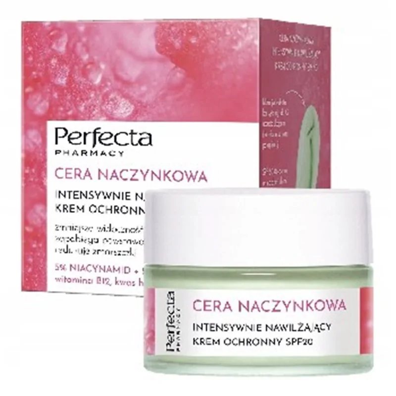 Perfecta cera naczyńkowa krem ochronny intensywnie nawilżający SPF 20 50ml