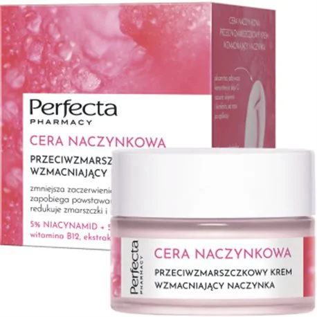 Perfecta cera naczyńkowa krem przeciwzmarszkowy wzmacniający naczyńka 50ml