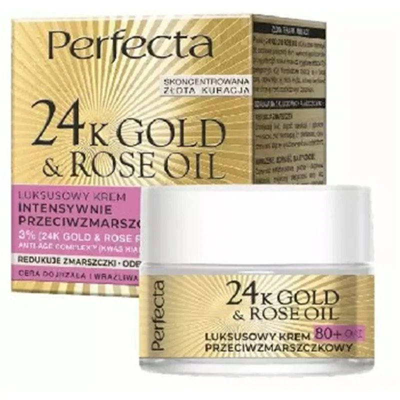 Perfecta Gold&Rose krem 80+