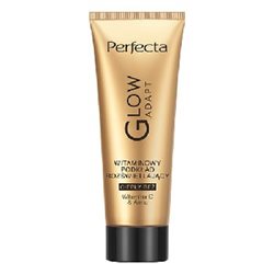 Perfecta Make-up Glow Adapt podkład witaminowy ciepły beż
