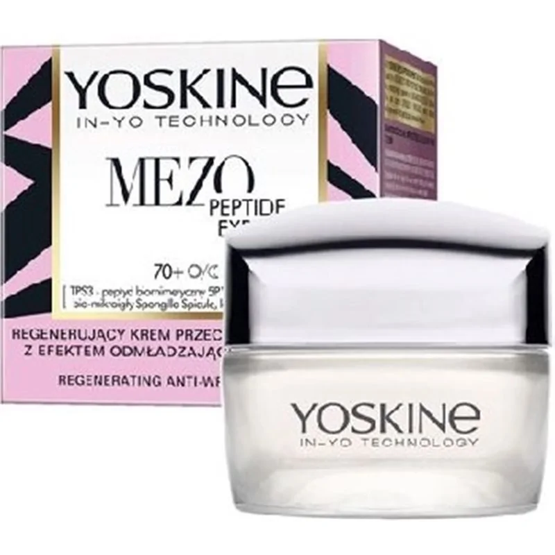 Yoskine Mezo Peptide Expert regenerujący krem przeciwzmarszkowy na dzień/noc 70+ 50ml