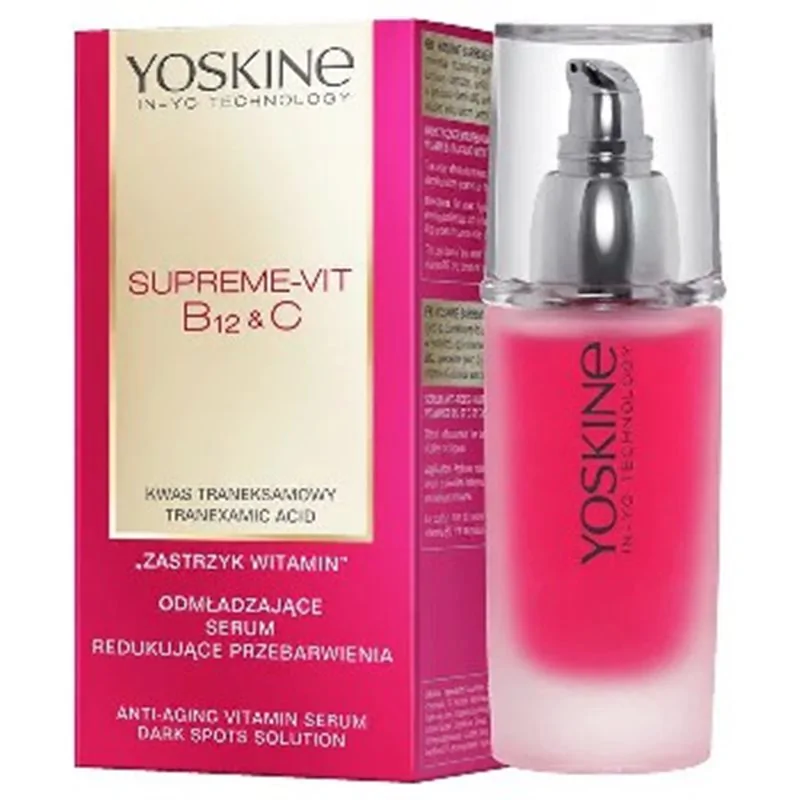 Yoskine Supreme-Vit B12 and C koncentrat-serum 30ml