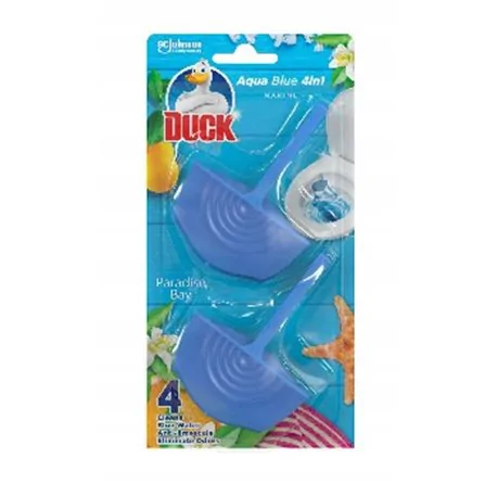 Duck WC zawieszka 4w1 Aqua Blue Paradise Bay 36g 2szt