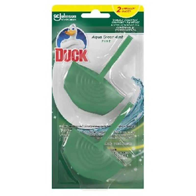 Duck WC zawieszka 4w1 Aqua Green Pine 36g 2szt