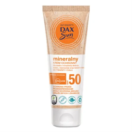 Dax Sun mineralny krem ochronny do twarzy i ciała SPF50