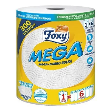 Foxy ręcznik papierowy mega jumbo 2w 1szt