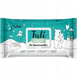 Luba Tuli Aqua Chusteczki nawilżające dla dzieci Aloes 60szt
