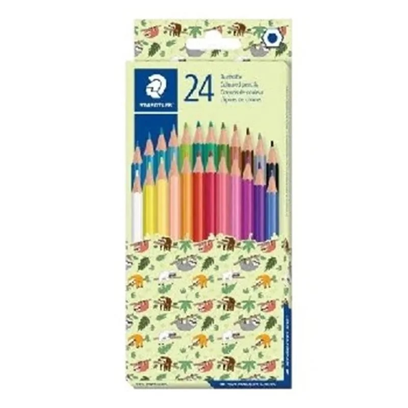 Staedtler kredki sześciokątne, Pattern mix 24kolory