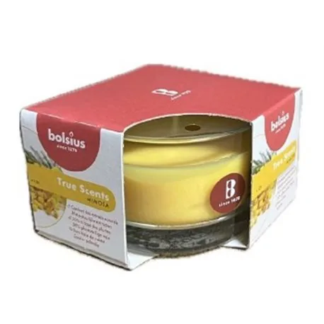 Bolsius świeca zapachowa w szkle True Scents Mimosa 50/80