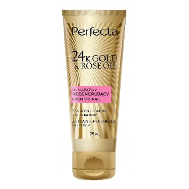 Perfecta 24K gold & rose krem regenerujący do rąk 75ml