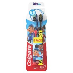 Colgate szczoteczka dla dzieci Big Kids Smiles 6-9 lat 2 szt