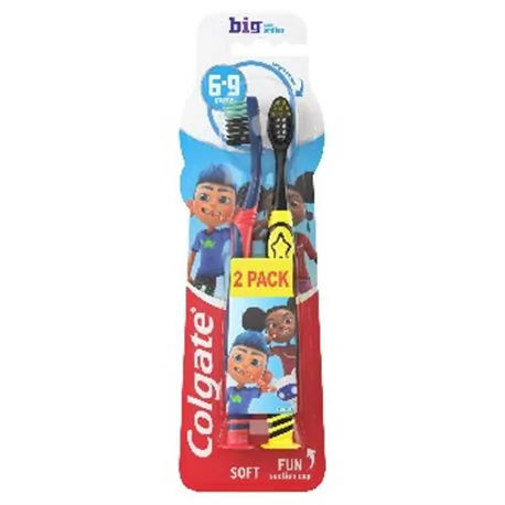 Colgate szczoteczka dla dzieci Big Kids Smiles 6-9 lat 2 szt