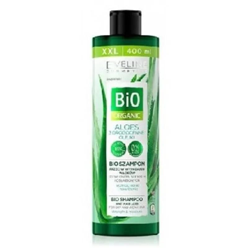 Eveline Bio Organic Aloes Bio szampon przeciw wypadaniu do włosów suchy i osłabionych 400ml