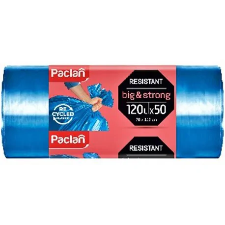 Paclan worki na śmieci Big&strong 120l 50szt