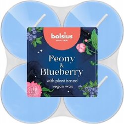 Bolsius podgrzewacze zapachowe maxi Peony & Blueberry 8h 8 szt