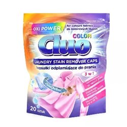 Cluo kapsułki do prania odplamiające Color 20szt