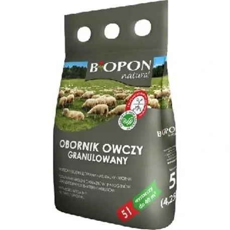 Biopon obornik granulowany owczy 5l