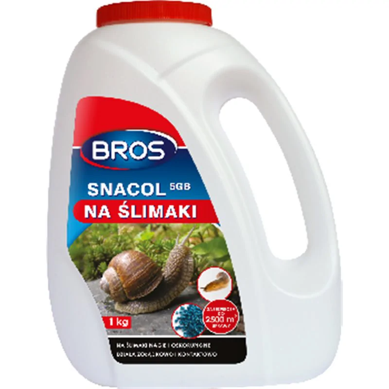 Bros Snacol 5GB na ślimaki 1kg butelka