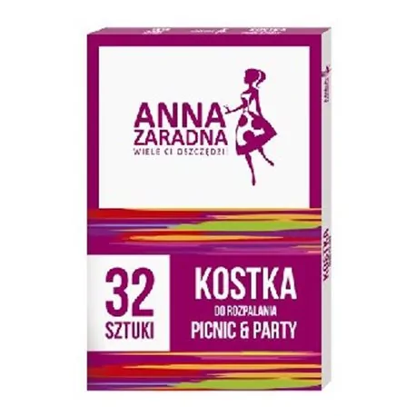 Anna Zaradna kostki do rozpalania białe 32szt