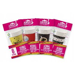 Anna Zaradna kubki papierowe do napojów gorących 6szt