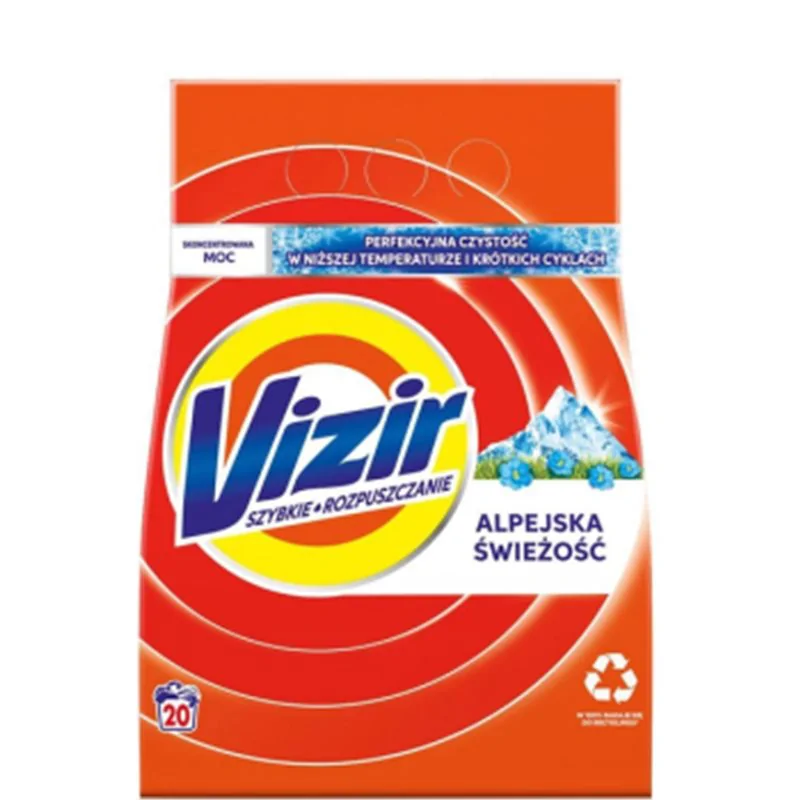 Vizir Proszek do prania Alpine Fresh 1,1kg 20 prań