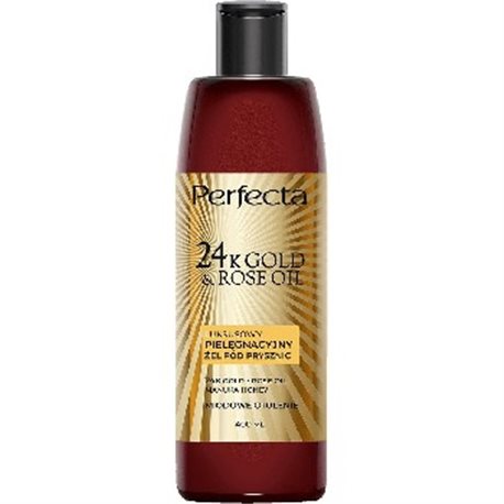 Perfecta Body 24K Gold&Rose żel po prysznic miodowe otulenie 400ml