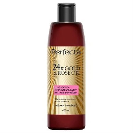 Perfecta Body 24K Gold&Rose żel po prysznic różana świeżość 400ml